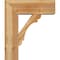 Ekena Millwork Olympic Block Rough Sawn Bracket w/ Offset Brace, Western Red Cedar, 8"W x 22"D x 26"H BKT0806X22X26OLY05RWR - alternate 3